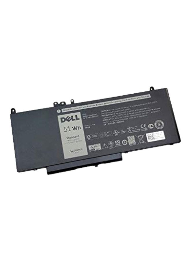 6460.0 mAh Replacement Battery For Dell Laptops Black