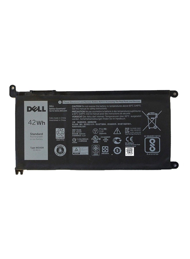 3500.0 mAh Replacement Laptop Battery For Dell Inspiron 15 5567 Black