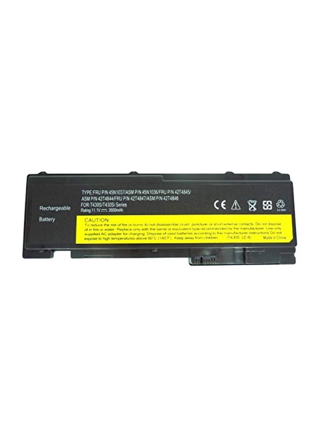 3600.0 mAh Replacement Laptop Battery For Lenovo ThinkPad Black