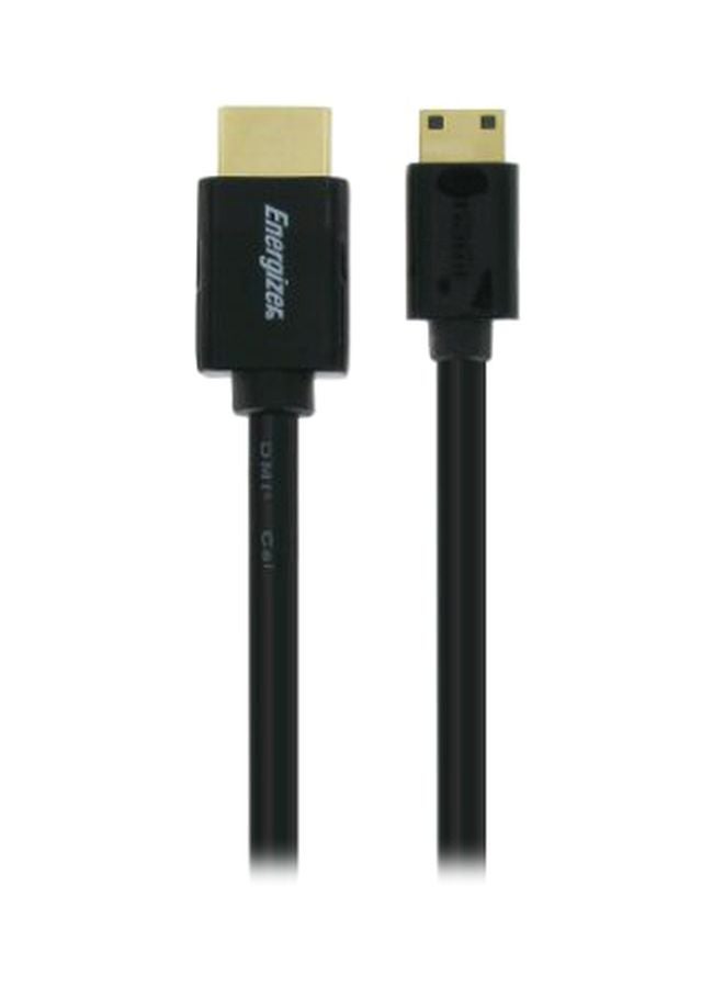 HDMI To Mini HDMI Cable Black/Gold