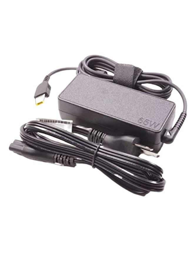 Replacement AC Adapter With Cable Black