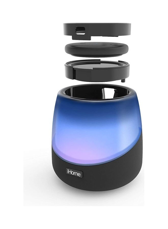 iHome iAV5v2 Color-Changing Bluetooth Rechargeable Speaker | Portable Wireless Speaker for Amazon Echo Input & Echo Dot 2nd Gen