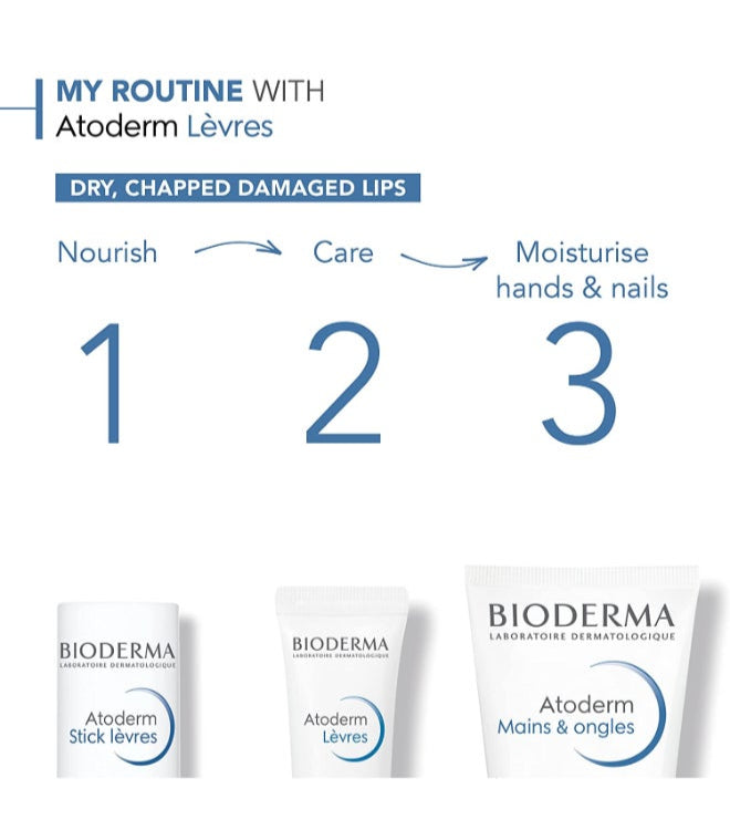 Bioderma moisturizing lip care stick Atoderm