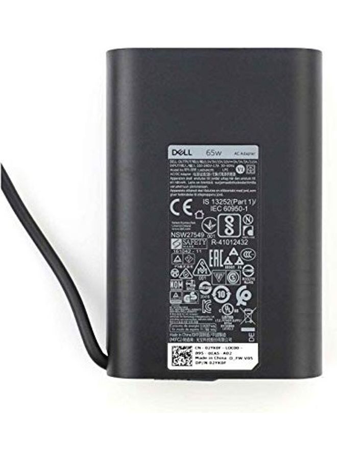 Replacement Charging Adapter For XPS 12/9250 Black