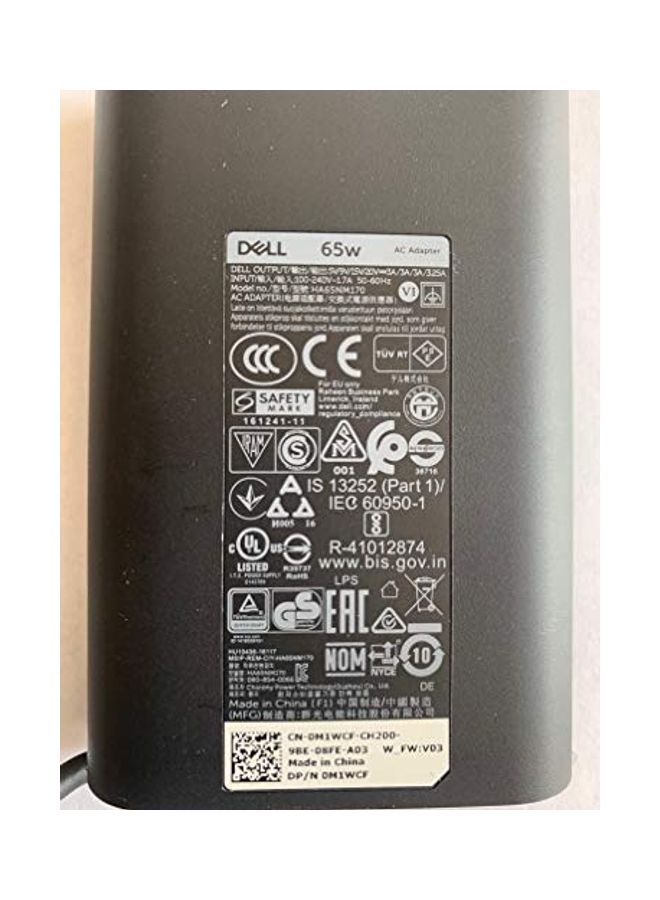 Replacement Charging Adapter For Dell Latitude 3400 3500 5290 Black