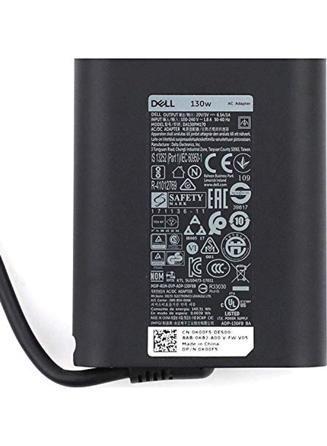Replacement Charging Adapter For DELL XPS 15 9575 Black