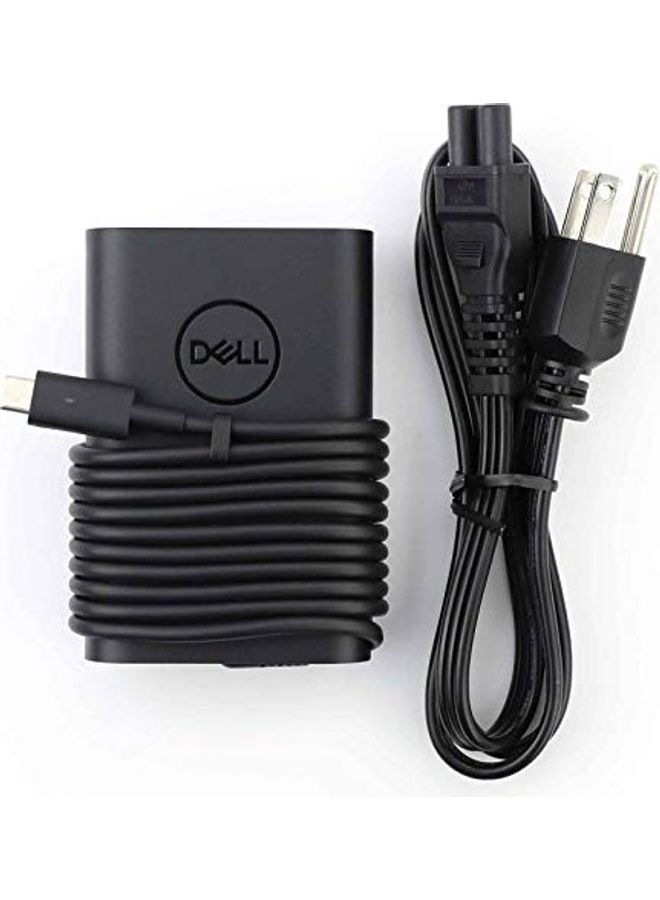 Laptop Charger With Power Cord For XPS 12/9250/XPS 13/9350/9360/9365 Black