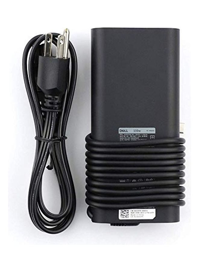 New 130W USB Type C Laptop Charger for DELL XPS 15 9575 2-in-1, Precision 5530 2in1;130 Watt Power ac Adapter for 9575 4K Touch Screen Black