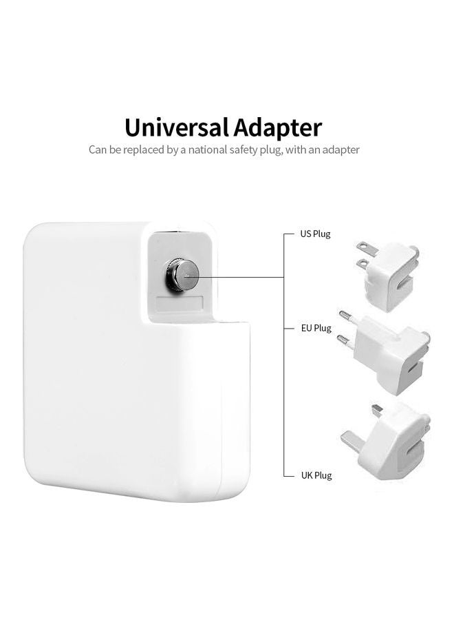 96W Type-C Laptop Power Adapter White