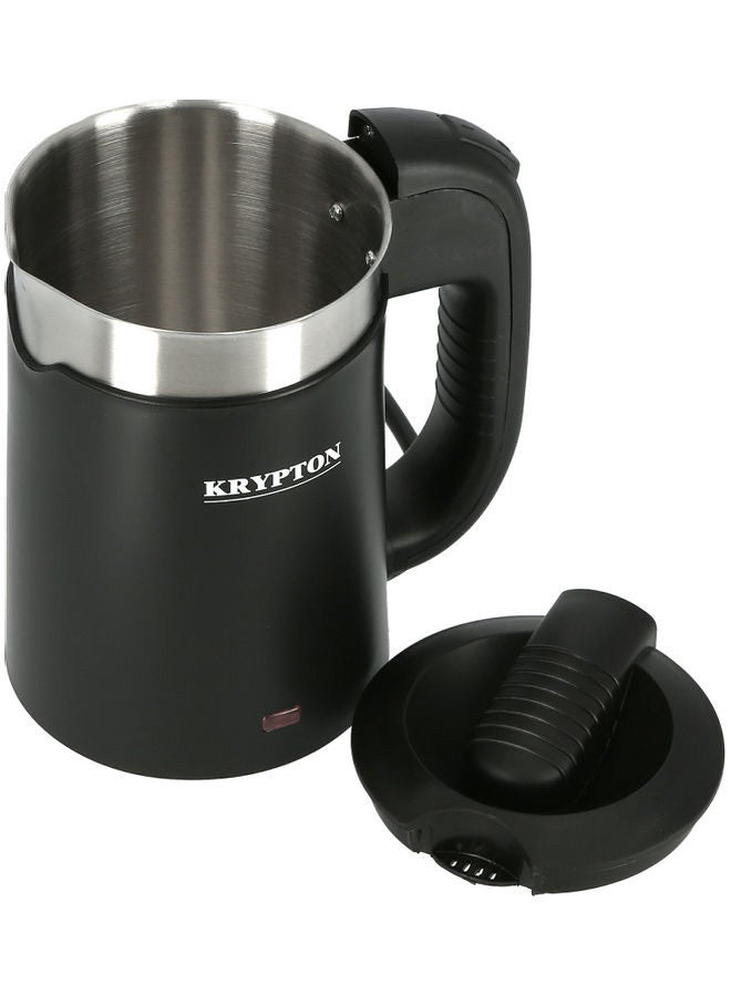 Krypton Stainless Steel Electric Kettle 0.5 L 1100 W KNK6152 - Black/Silver