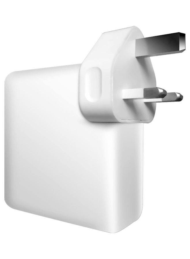 87w Type-C Laptop Power Adapter High Efficiency White