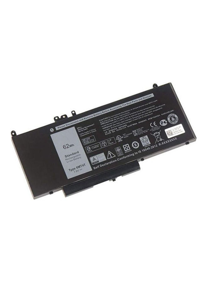 Replacement Battery For Dell E5470 E5570 6Mt4T 62Wh Black