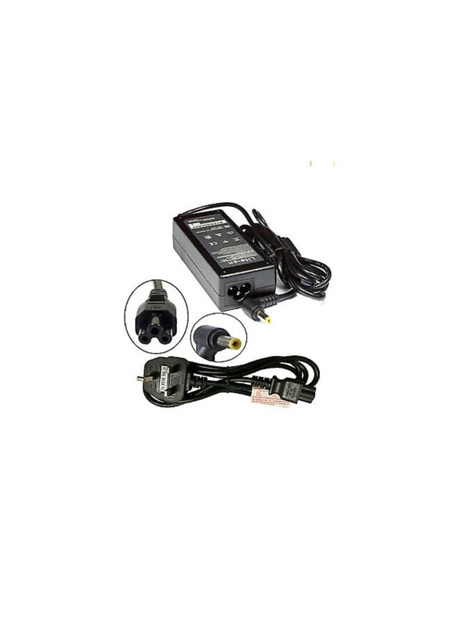Replacement Adapter For Acer Aspire Timeline 1400, 1420p, 1800, 1810t, 1810tz, 1820pt, 183 Series Black
