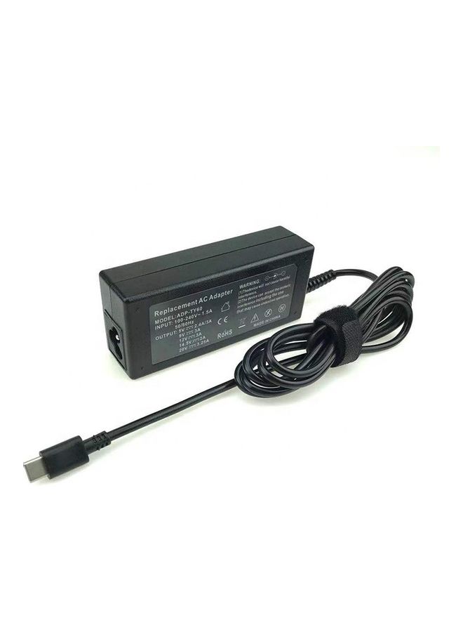 Replacement Adapter For Dell Latitude 12 Rugged Extreme 7212 Black