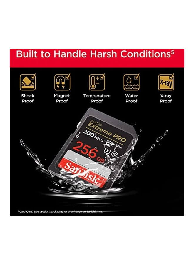 SanDisk Extreme PRO SDXC 256GB Class 10 – UAEComputer & Laptop AccessoriesThe SanDisk Extreme PRO SDXC 256GB Class 10 memory card is engineered for professional photographers and videographers seeking top-tier performance. It delivers rapid read speeds up