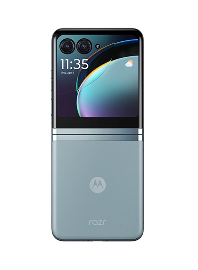 Motorola Razr 40 Ultra Dual Sim 8GB RAM 256GB 5G Glacier Blue - Middle East Version with Gift
