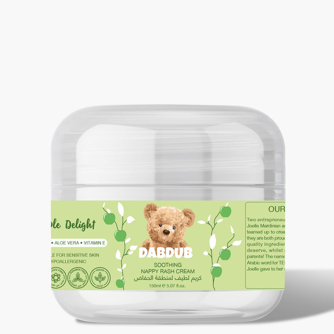 DABDUB Soothing Nappy Rash CreamBathing & Baby CareProtect your baby’s delicate skin with DABDUB Soothing Nappy Rash Cream — specially formulated to relieve irritation and prevent rashes caused by wet diapers and friction. Enriched with calming natural in