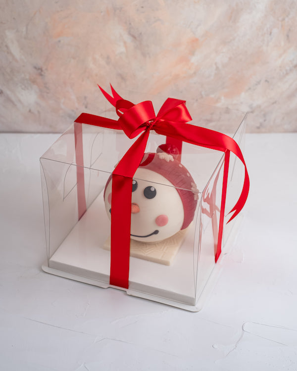 Winter is here by NJDChocolate & ConfectioneryYour Gift Contains: • Smash ball with 8 chunky Christmas theme assorted chocolates • Flavors: Pistachio, Sepculoos, Hazelnut, Praline, Peanut Butter • Hammer: 1 • Size of Chocolate: 12x12x14cm • Box Size: 20x2