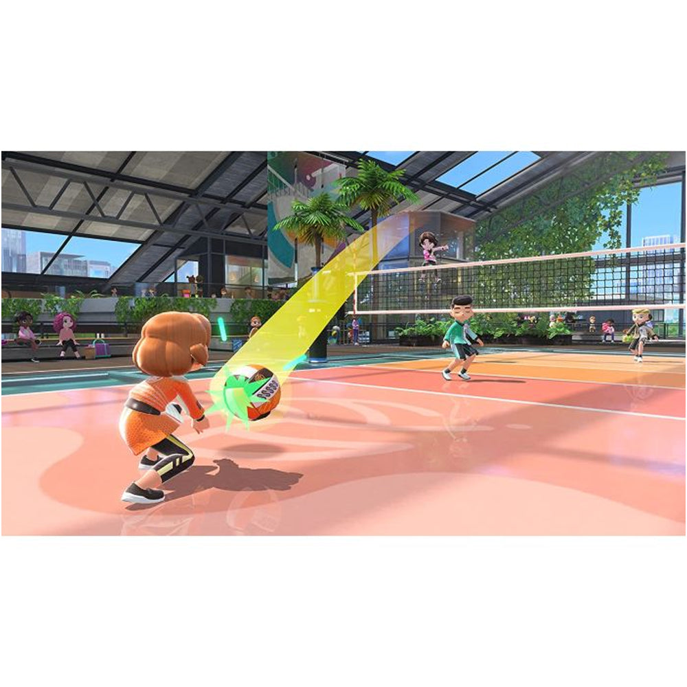 Nintendo Switch SportsVideo Games🏓 Play 6 Classic Sports – Includes Tennis, Bowling, Chambara (swordplay), Soccer, Volleyball & Badminton. 🎮 Motion-Control Gameplay – Swing, kick, and spike using Joy-Con controllers for full-body fun. 👪 Multiplayer Rea