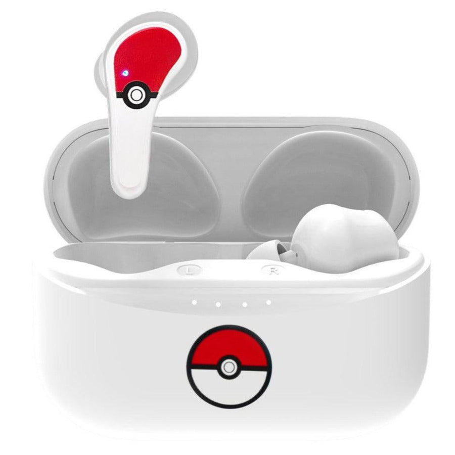 OTL Pokémon Pké Ball TWS EarpodsHeadphonesPokemon TWS earphones with deliver a full, rich and clear audio experience with deep bass, smooth mids and crystal-clear highs. Enjoy a premium sound experience with V5.3 Bluetooth technology in each earphone. The