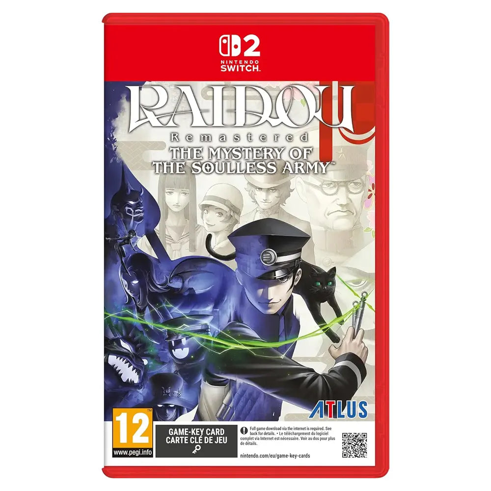 RAIDOU Remastered: The Mystery of the Soulless Army for Switch 2Video GamesOptimized for Nintendo Switch 2 with improved graphics and modern enhancements Summon and command demons in real-time battles Set in an alternate-history Taishō-era Tokyo filled wi