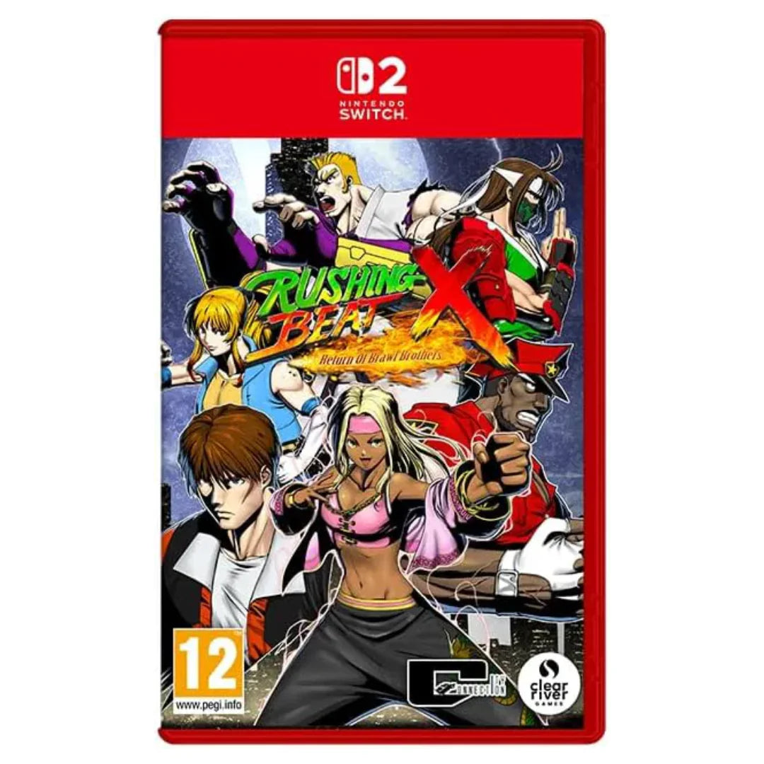 Rushing Beat X: Return of Brawl Brothers – Nintendo Switch 2 | Beat-Em-Up, 6 Characters, Co-Op