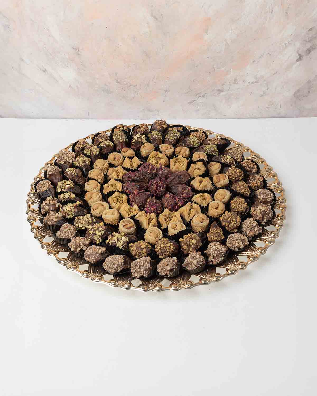 Large Dates and Baklawa Arrangement by NJD