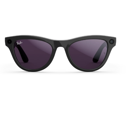 Ray-Ban Meta Skyler Smart Glasses RW4010 – Shiny Black Frame with Clear/Amethyst Transitions LensesWearablesBold & Modern: The Skyler shape blends vintage flair with cutting-edge Meta smart tech. Transitions® Amethyst Lenses: Light-responsive lenses shift