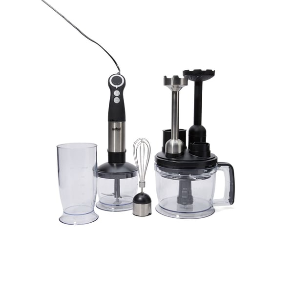 Sanford 6-in-1 Hand Blender SF6852MHB BSKitchen AppliancesMulti functional Low noise 5 speed optional Low noise Rubber handle and stainless steel housing Easy to use and clean Stylish and slim design body with brilliant switch
