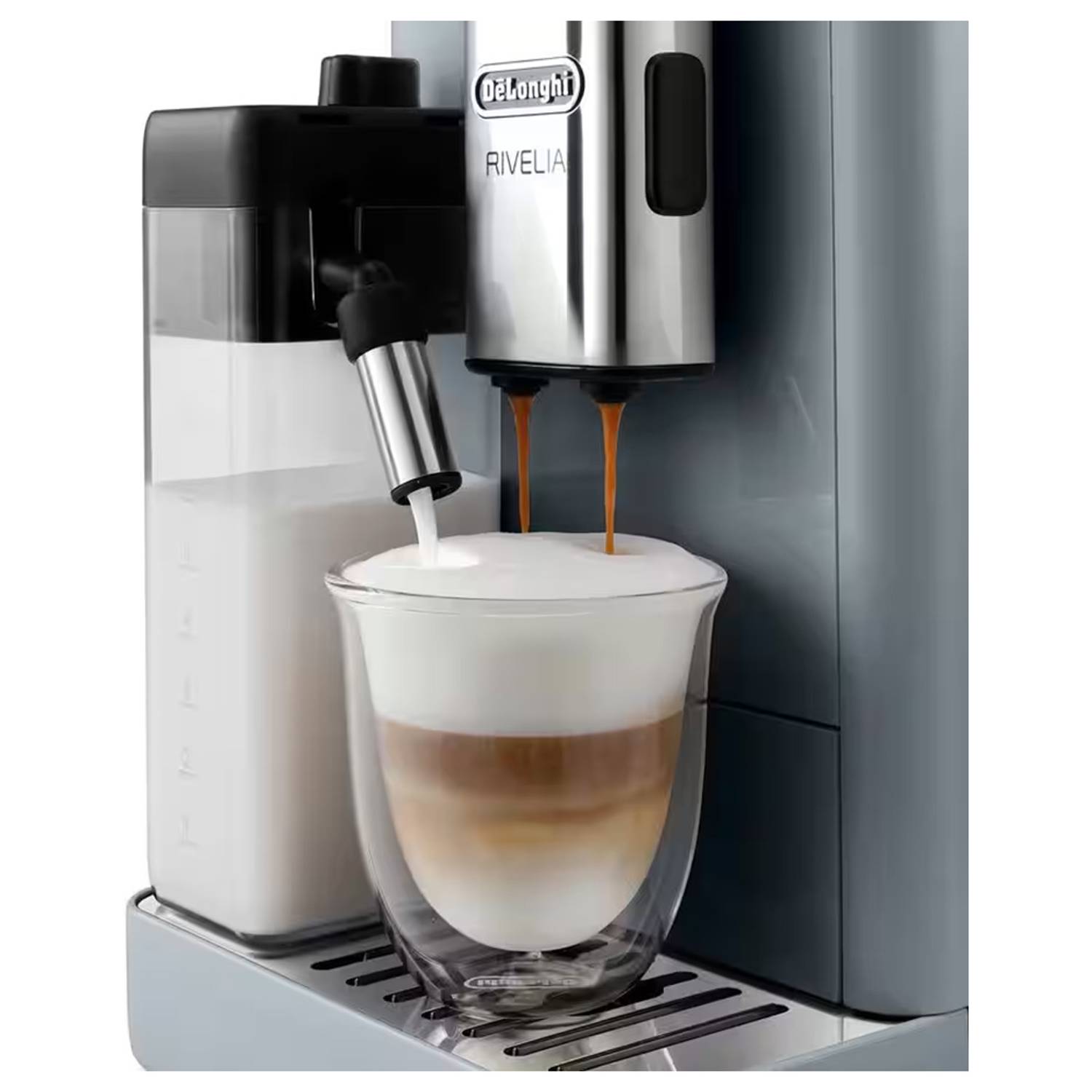 De'Longhi Rivelia Fully Automatic Coffee Machine EXAM440.55.GS11 – Grey