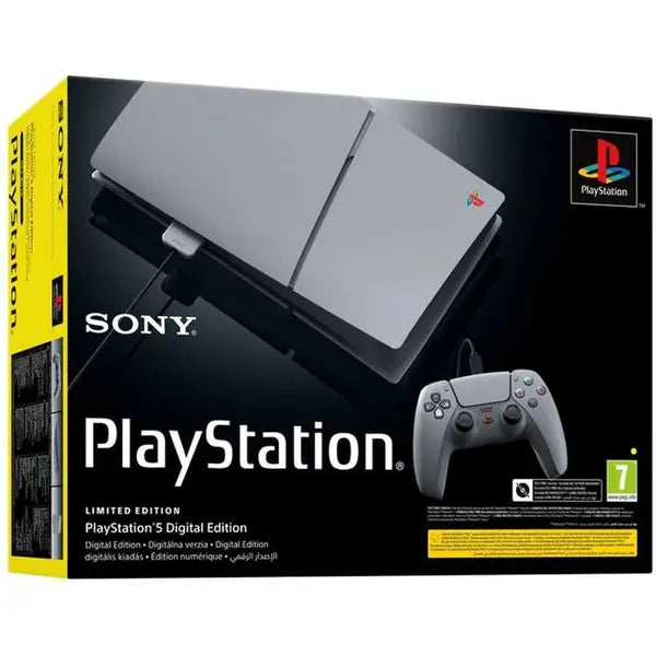 PS5 Digital Edition 30th Anniversary console design by Sony