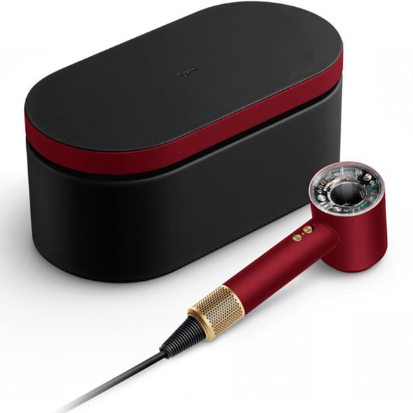 Dyson Supersonic Nural Hair Dryer (Red Velvet/Gold) International VersionHair CareUnwrap Dyson Supersonic Nural in special edition Red velvet and gold with exclusive accessories. Dyson Supersonic hair dryer with added intelligence. Intelligent drying, no