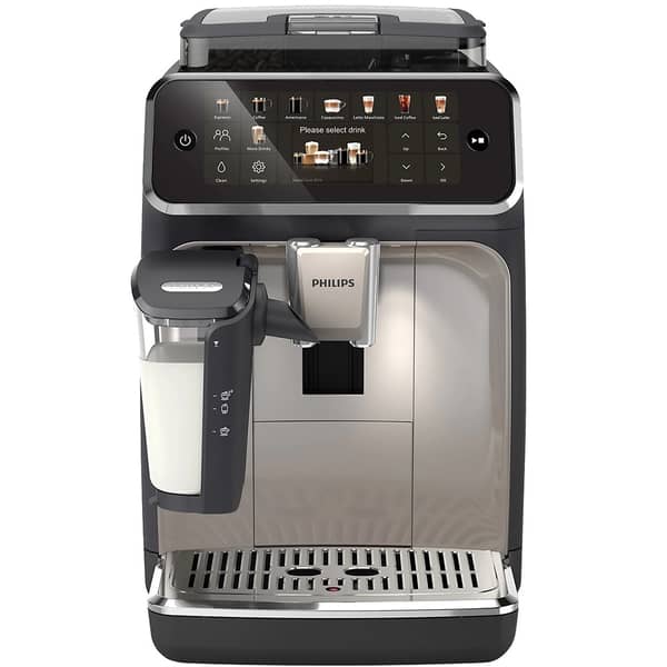 Philips Series 5500 Fully Automatic Espresso Machine EP5547/90 – Black Chrome