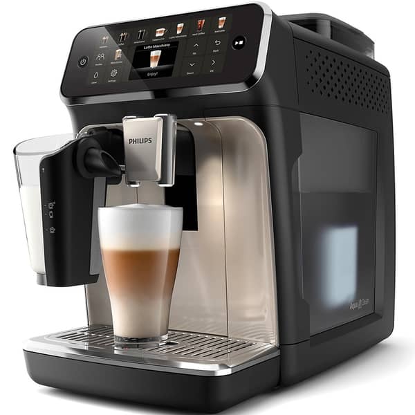Philips Series 5500 Fully Automatic Espresso Machine EP5547/90 – Black Chrome