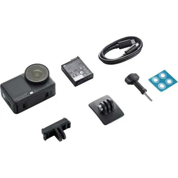DJI Osmo Action 6 Standard Combo – Variable f/2.0 Aperture, 4K/120fps, 50GB, 1 Battery, Compact Kit
