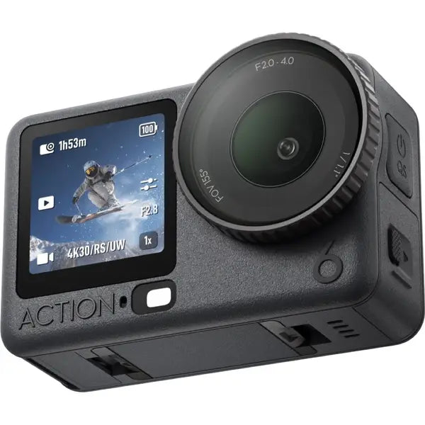 DJI Osmo Action 6 Standard Combo – Variable f/2.0 Aperture, 4K/120fps, 50GB, 1 Battery, Compact Kit