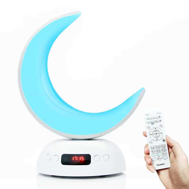 LED Quran Speaker Azan Clock & Moon Lamp | Aromatherapy Quran Player & Desk Lamp | Perfect Muslim GiftIslamic ProductsSophisticated Design and Versatile FunctionalityExperience spiritual growth and relaxation with this multifunctional LED Quran Speaker, c