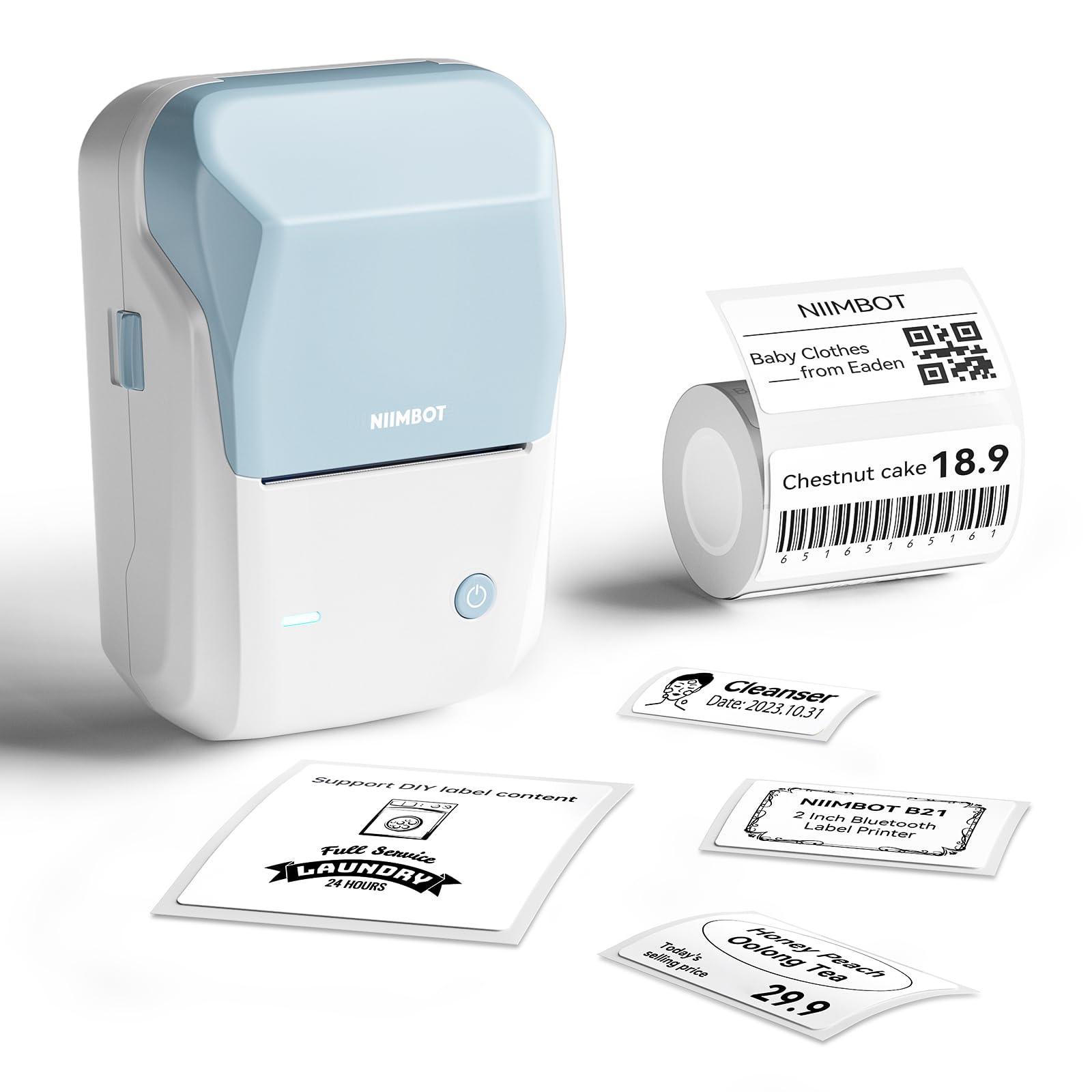 NIIMBOT B1 Inkless Thermal Label Printer, Create Professional Labels with EasePrinters & Accessories🖨️ Inkless Thermal Printing – Say goodbye to messy cartridges with clean, eco-friendly thermal printing. 📱 Wireless & App-Controlled – Connect easily via