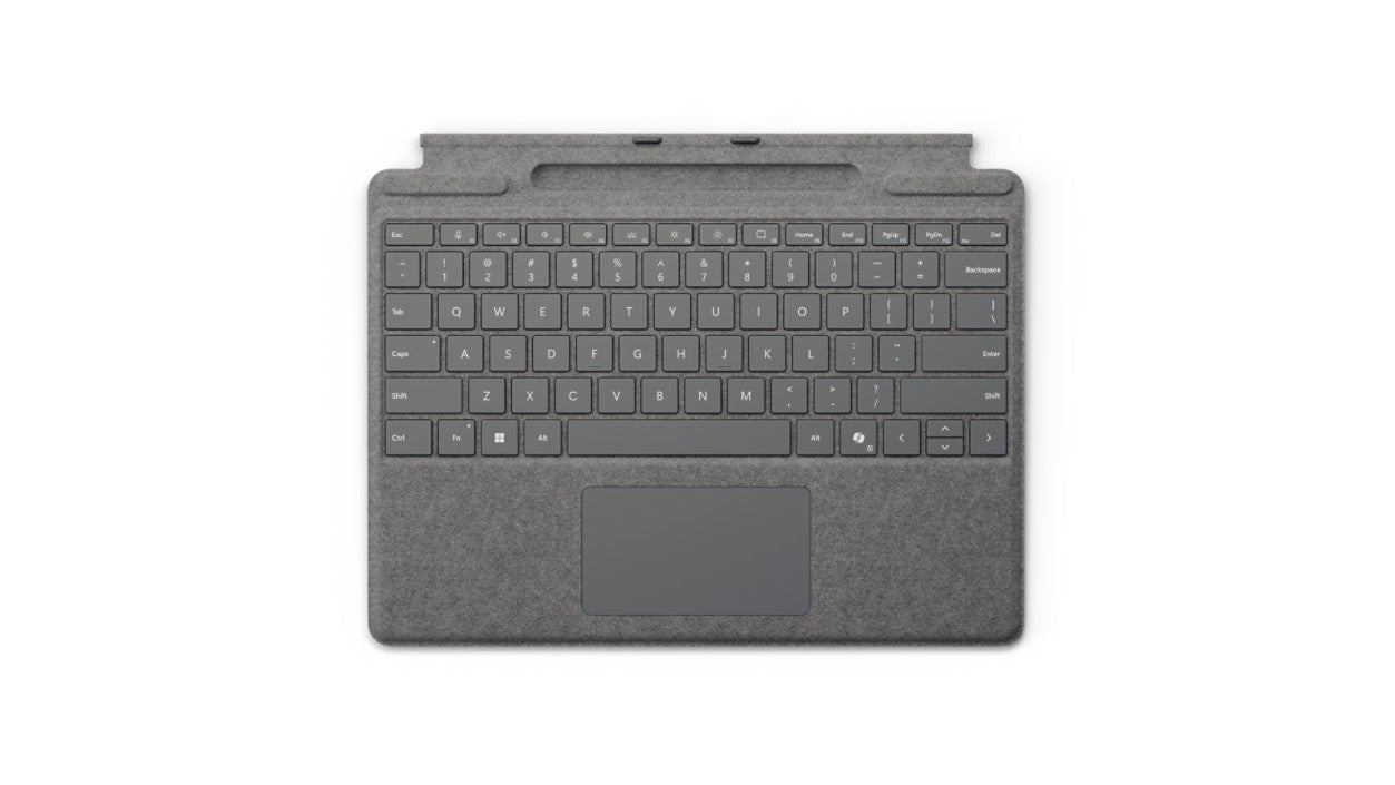 Microsoft Surface Pro Keyboard with Pen Storage – Platinum, English (8XA-00252)