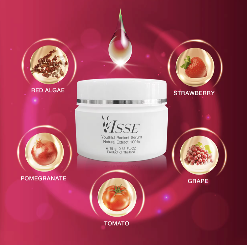 ISSE YOUTHFUL WHITENING SET – (Day Serum 15 ml. X Night Cream 15 g.)Personal CareAbsolute Beauty by The excellent innovation combined with Medical & Natural Extracts to remove melasma and skin radiant. Highlights: ** Medical Organic with 5 kind of red fru