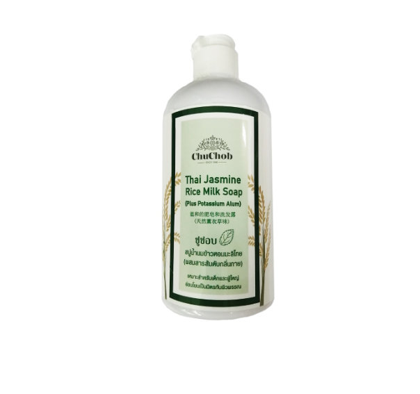 Thai Jasmine Rice Milk Soap (Add Potassium Alum) 300 ml. (2 pcs per pack)Personal CareThai Jasmine Rice Milk SoapProduced with Thai Jasmine rice milk, add enrichment to healthy body skin and help cleanses the body to make smoother delicate skin. Moisturiz