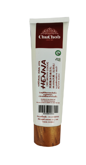 Natural Hair Dye Henna 99.95% Natural (Ready made hair dye Light red brown color 100 g. (6 pcs per pack)Hair CareNatural Hair Dye Henna.(Ready made Hair Dye), 100 g.Dye white hair & grey hair to light red brown color. Nourishes scalp and strengthens hair