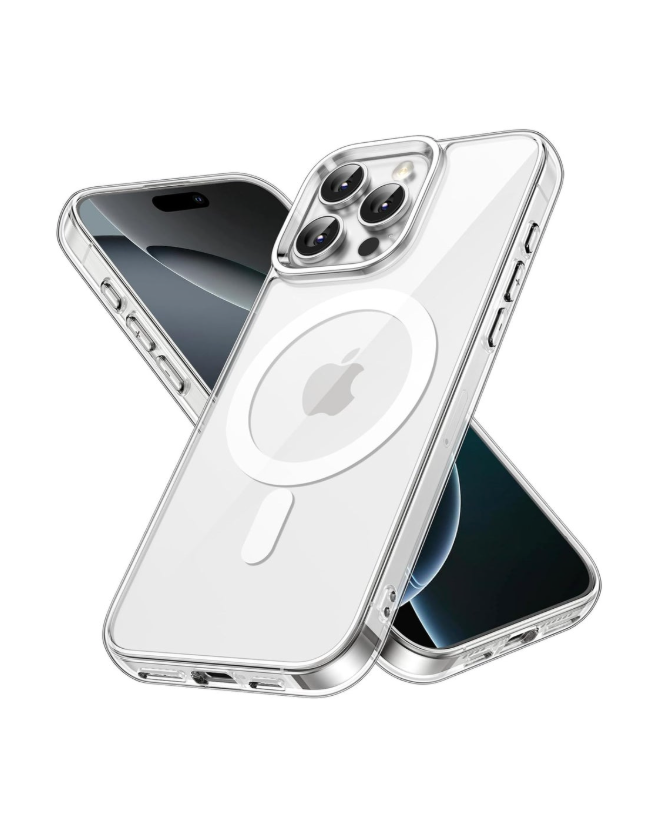 iPhone 16 Pro Max 6.9″ Clear MagSafe Case – Anti-Yellow, Scratch Resistant