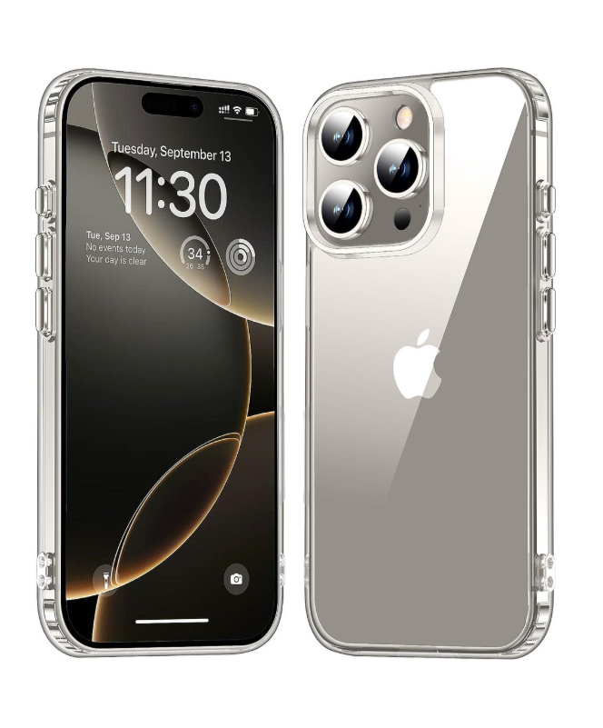 Aookay iPhone 16 Pro Case – Crystal Clear, 12FT Military-Grade Drop Protection | UAE
