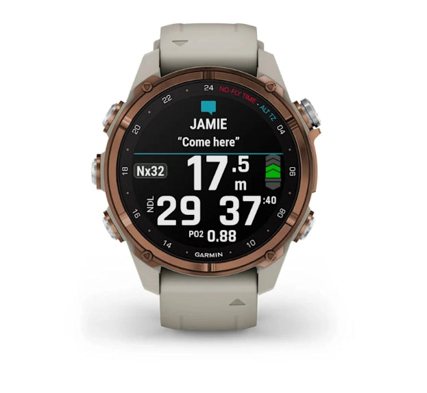 Garmin Descent Mk3i 43mm GPS Dive Computer Smartwatch – AMOLED, Sapphire Crystal