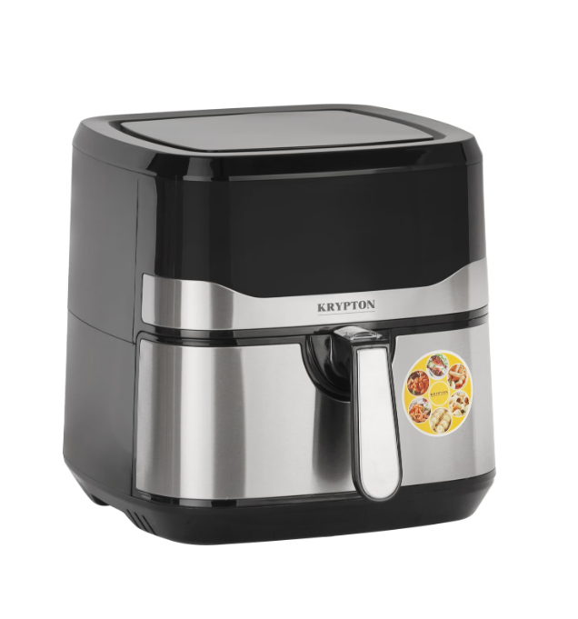 Krypton-Digital Air Fryer 7.5L Capacity with 5.5L Inner Basket | With VORTEX Air Frying Technology, Digital Display with Touch Screen 1600W KNAF6358NKitchen AppliancesA 7.5 L digital air fryer with a 5.5 L detachable inner basket to prepare the tastiest f