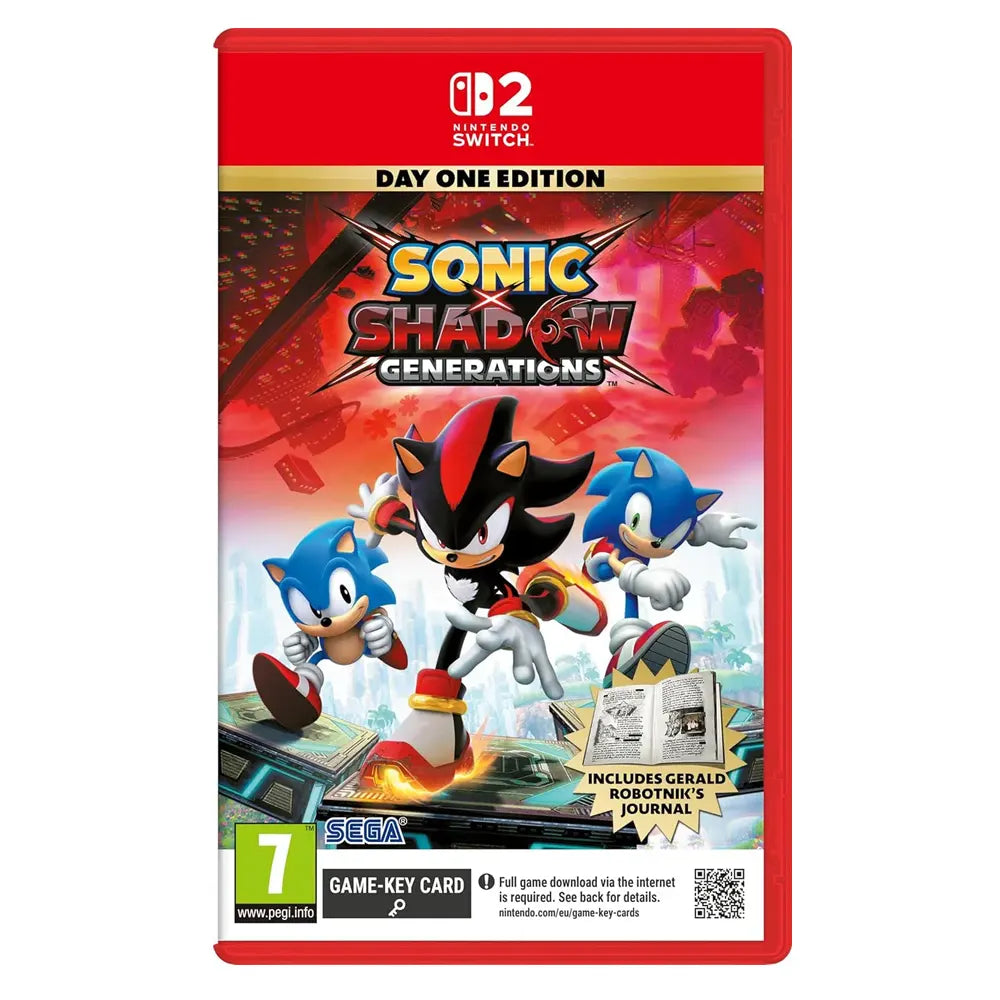 Sonic x Shadow Generations Switch 2Video Games🌀 Dual Hero Action – Experience two storylines as Sonic and Shadow, each with unique abilities and stages. 🚀 Classic Meets Modern Gameplay – Enjoy side-scrolling and 3D platforming in beautifully remastered