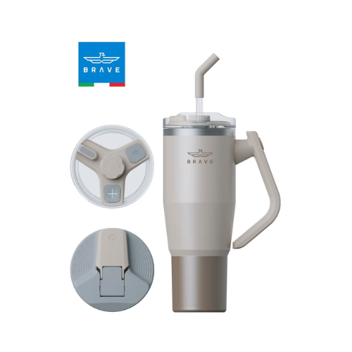 Brave 40oz (1200ml) Stainless Steel Insulated Tumbler - Beige