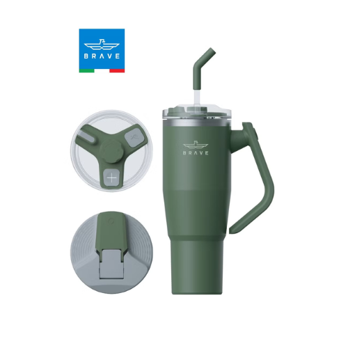 Brave 40oz (1200ml) Stainless Steel Insulated Tumbler - Green