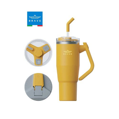 Brave 40oz (1200ml) Stainless Steel Insulated Tumbler - Yellow